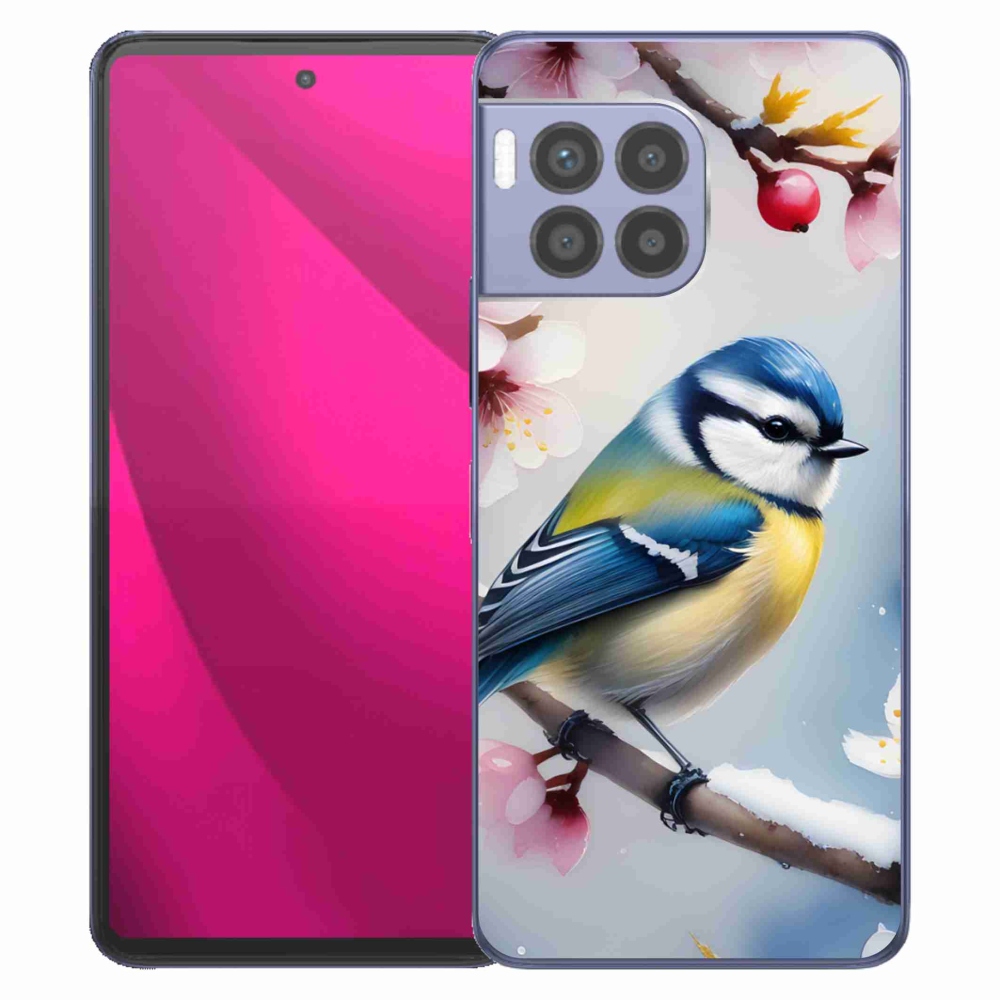 Gélový kryt mmCase na T phone 2 Pro - sýkorka