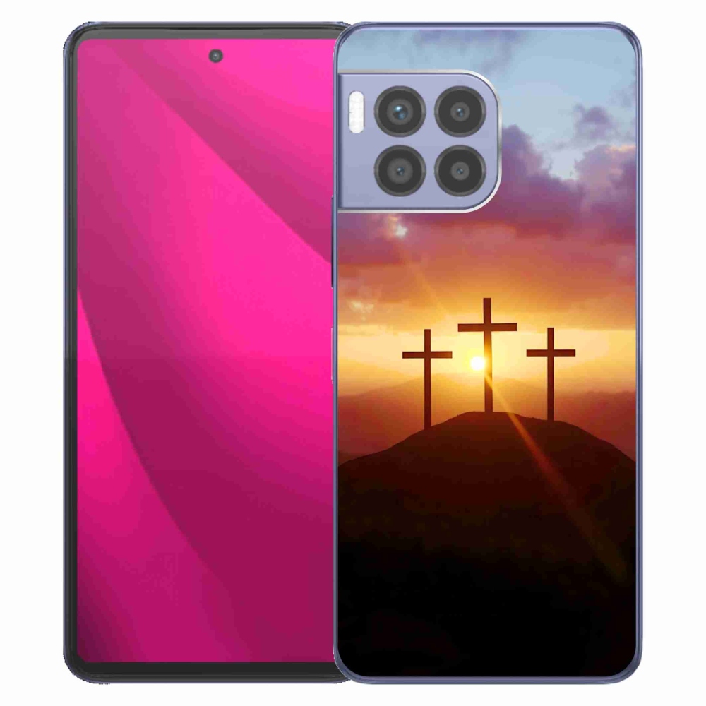 Gélový kryt mmCase na T phone 2 Pro - tri kríža