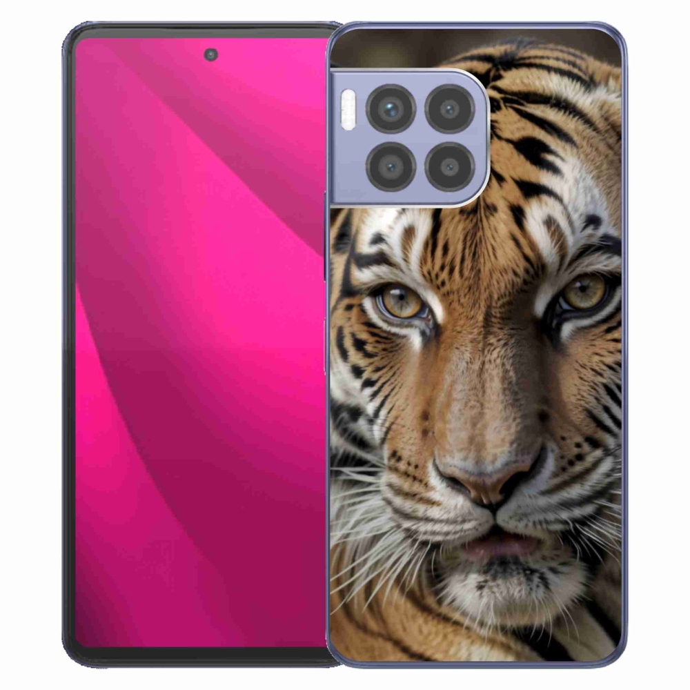 Gélový kryt mmCase na T phone 2 Pro - tigrie pohľad