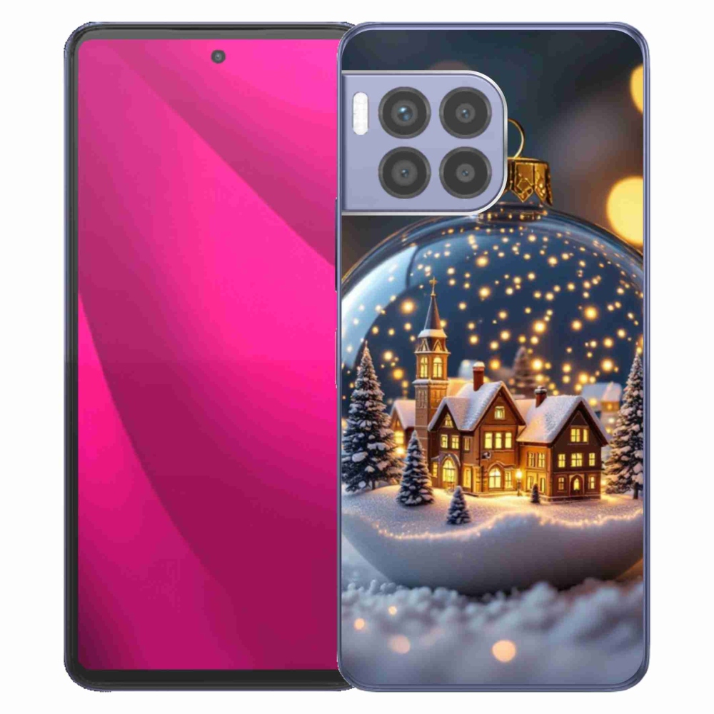 Gélový kryt mmCase na T phone 2 Pro - vianočné gule 4