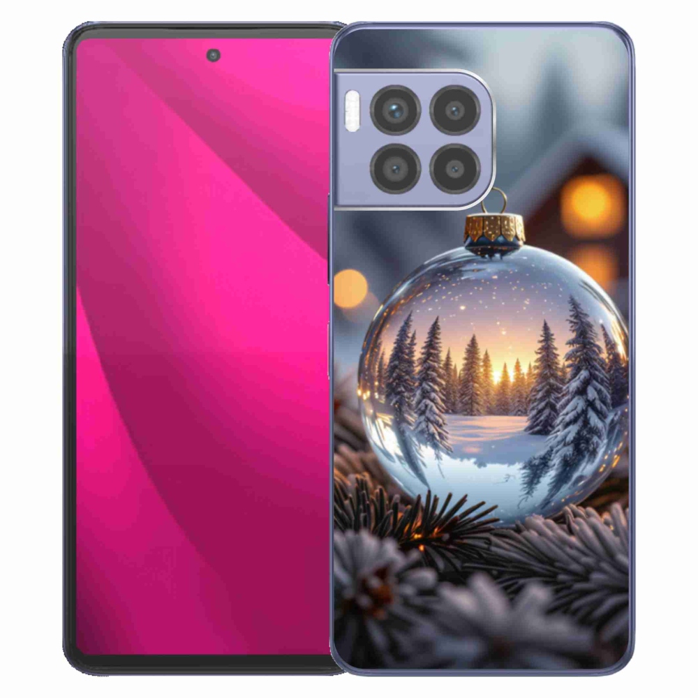 Gélový kryt mmCase na T phone 2 Pro - vianočná ozdoba