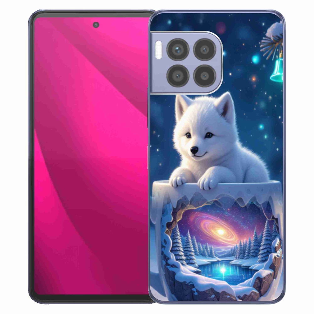 Gélový kryt mmCase na T phone 2 Pro - vianočné šteňa