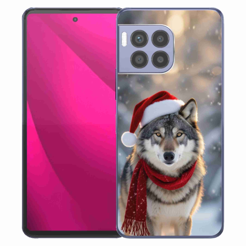 Gélový kryt mmCase na T phone 2 Pro - vianočný vlk