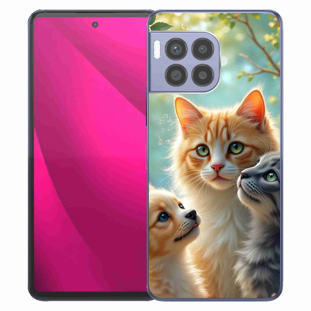 Gélový kryt mmCase na T phone 2 Pro - zvieracie priateľstvo 2