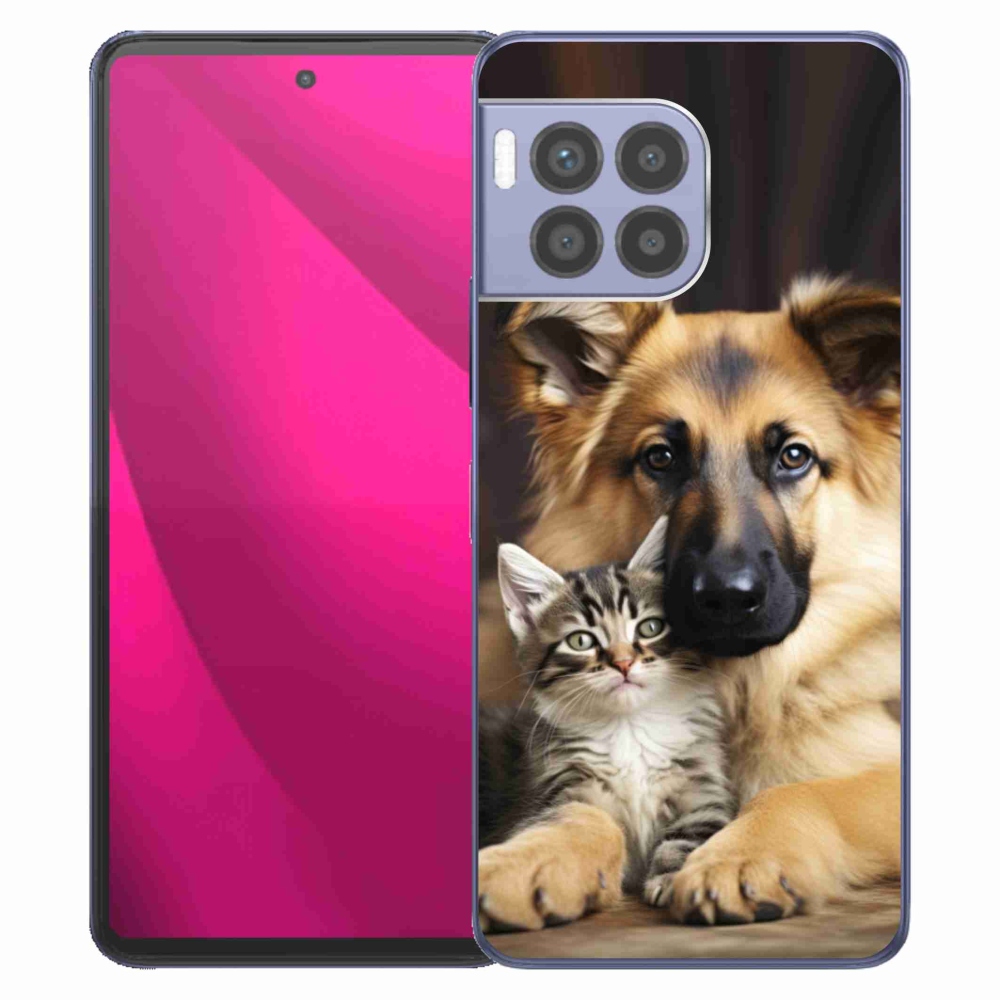 Gélový kryt mmCase na T phone 2 Pro - zvieracie priateľstvo