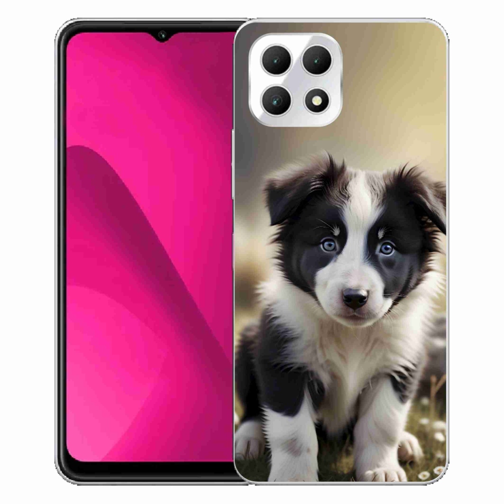 Gélový kryt mmCase na T phone 2 - roztomilá border kólia