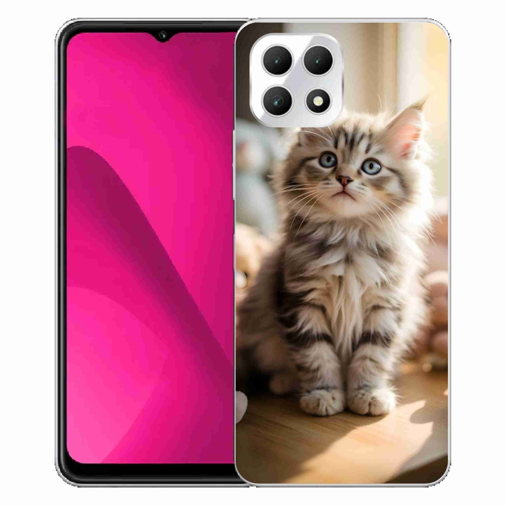 Gélový kryt mmCase na T phone 2 - roztomilé mačiatko 10