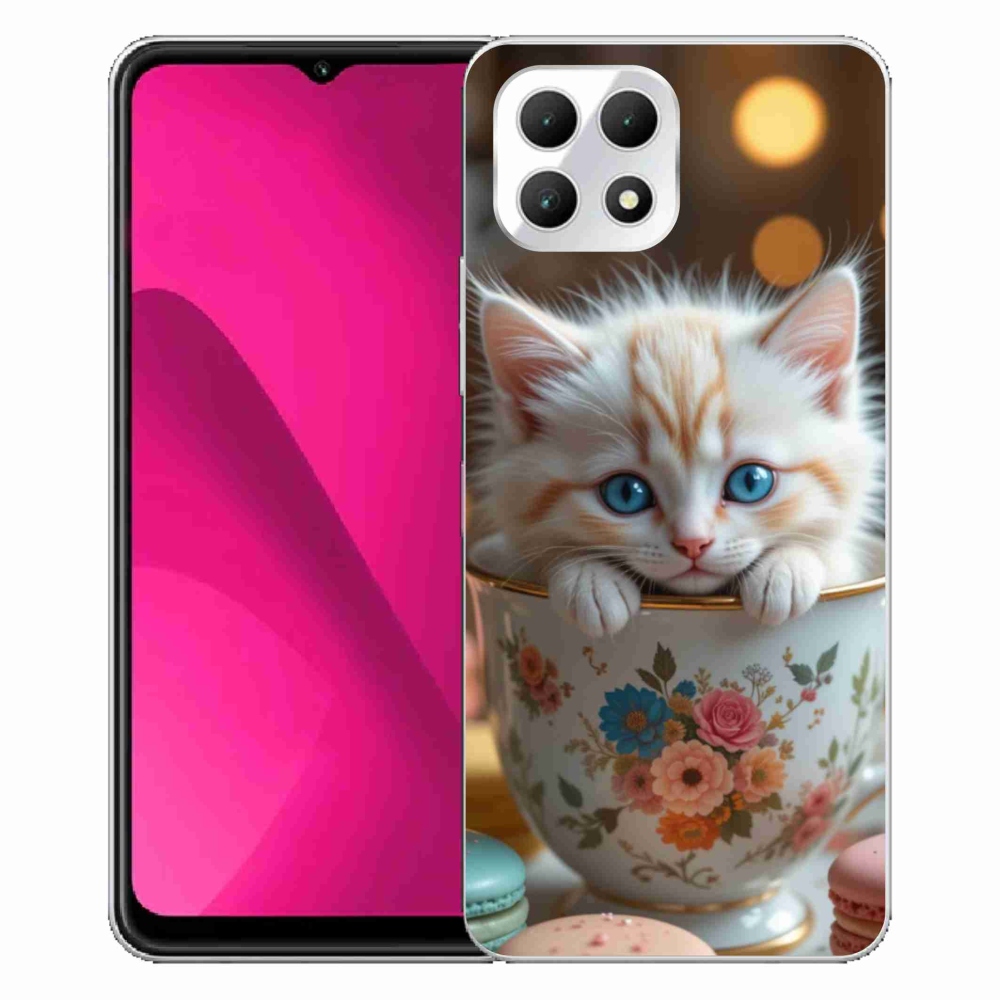 Gélový kryt mmCase na T phone 2 - roztomilé mačiatko 6