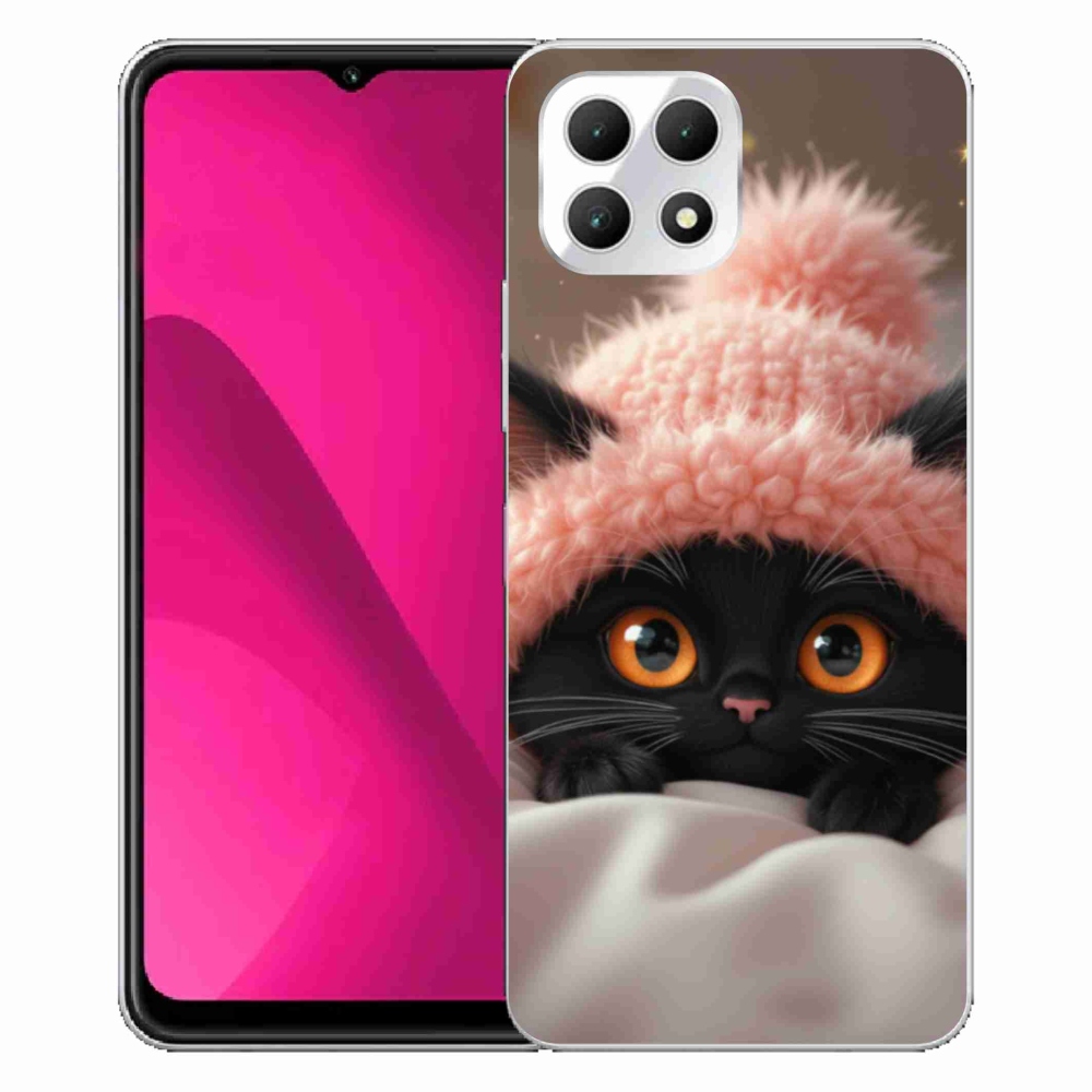 Gélový kryt mmCase na T phone 2 - roztomilé mačiatko 7