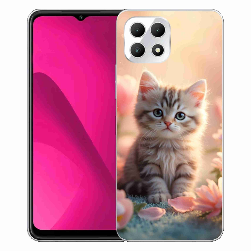 Gélový kryt mmCase na T phone 2 - roztomilé mačiatko 8