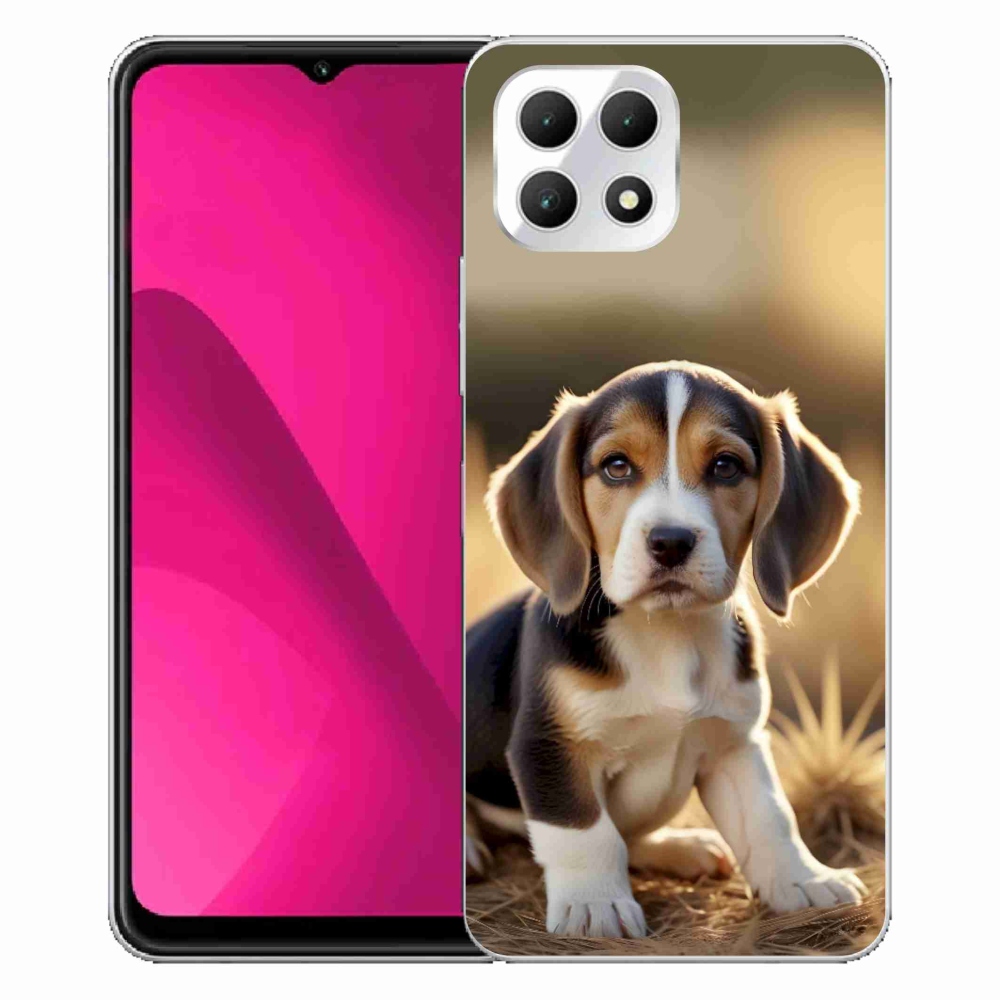 Gélový kryt mmCase na T phone 2 - roztomilý bígl