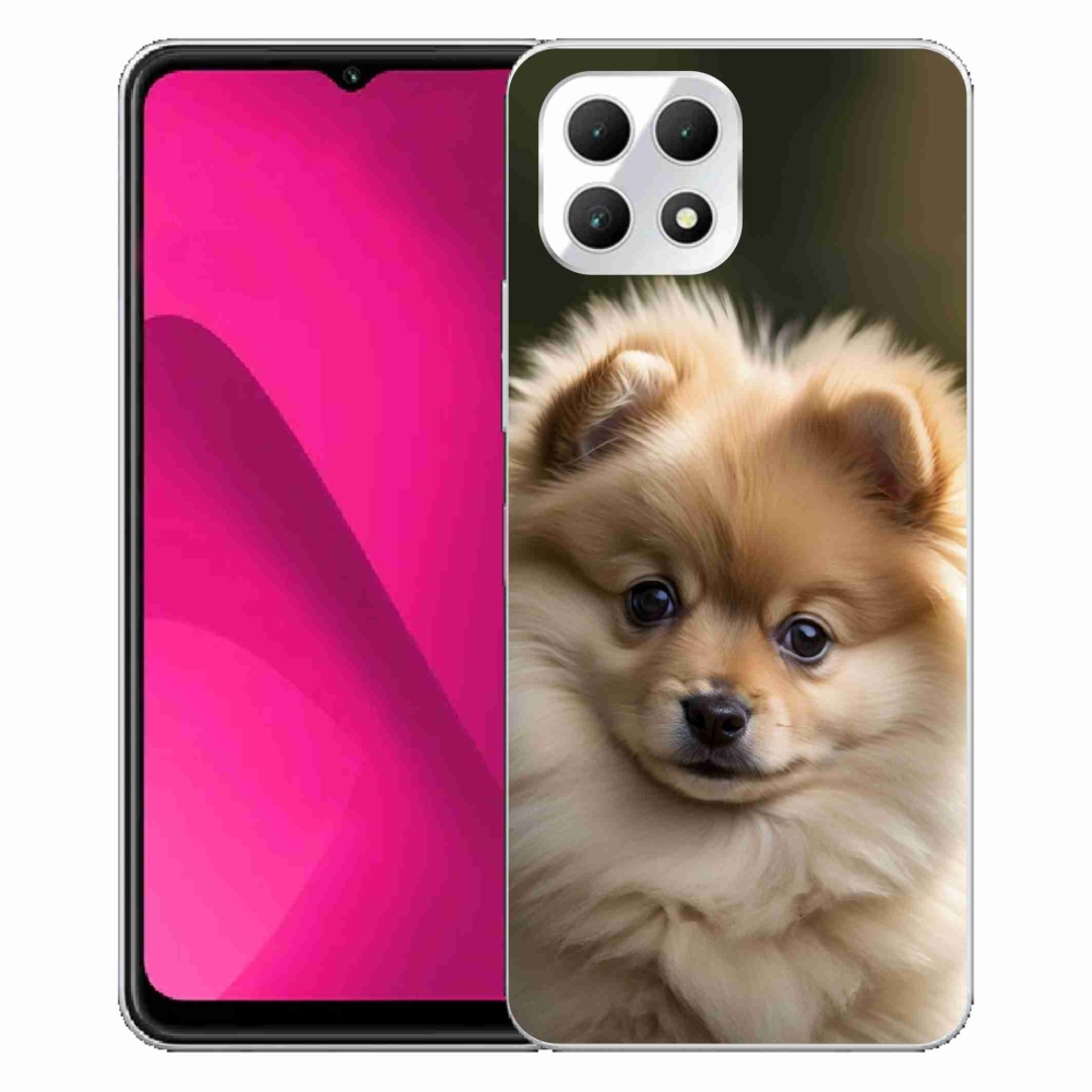 Gélový kryt mmCase na T phone 2 - roztomilý pomeranian 2