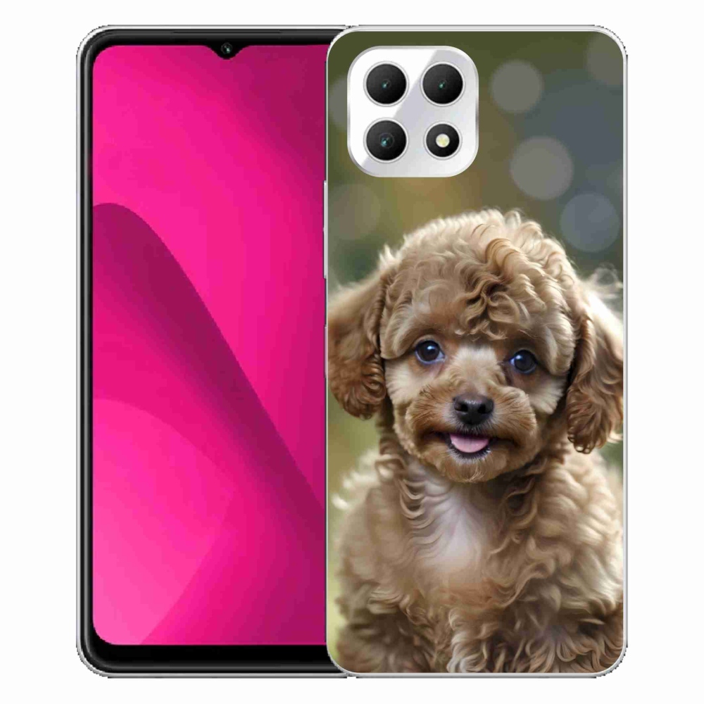 Gélový kryt mmCase na T phone 2 - roztomilý pudel