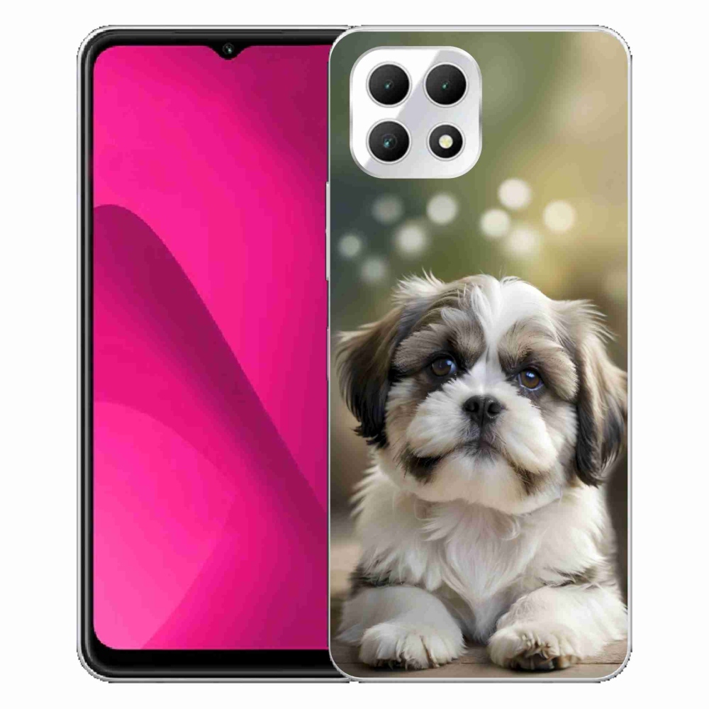 Gélový kryt mmCase na T phone 2 - roztomilý shih-tzu