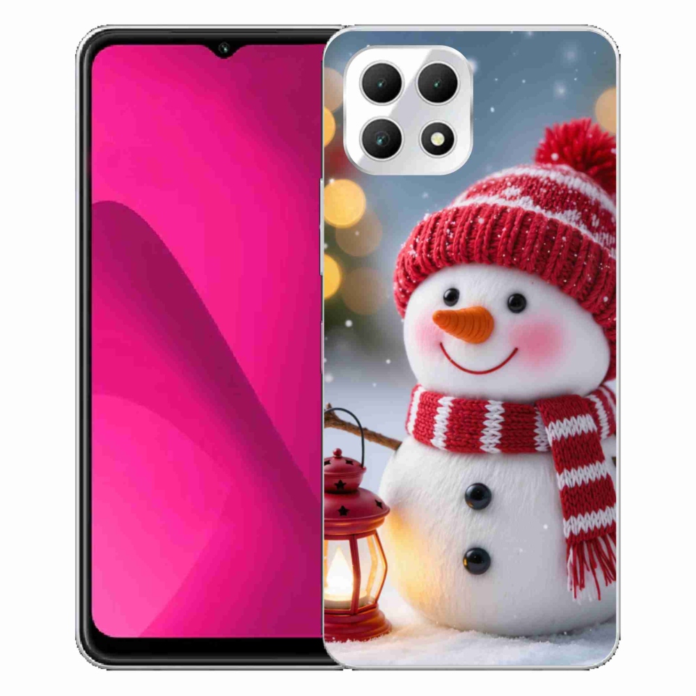 Gélový kryt mmCase na T phone 2 - snehuliak 2