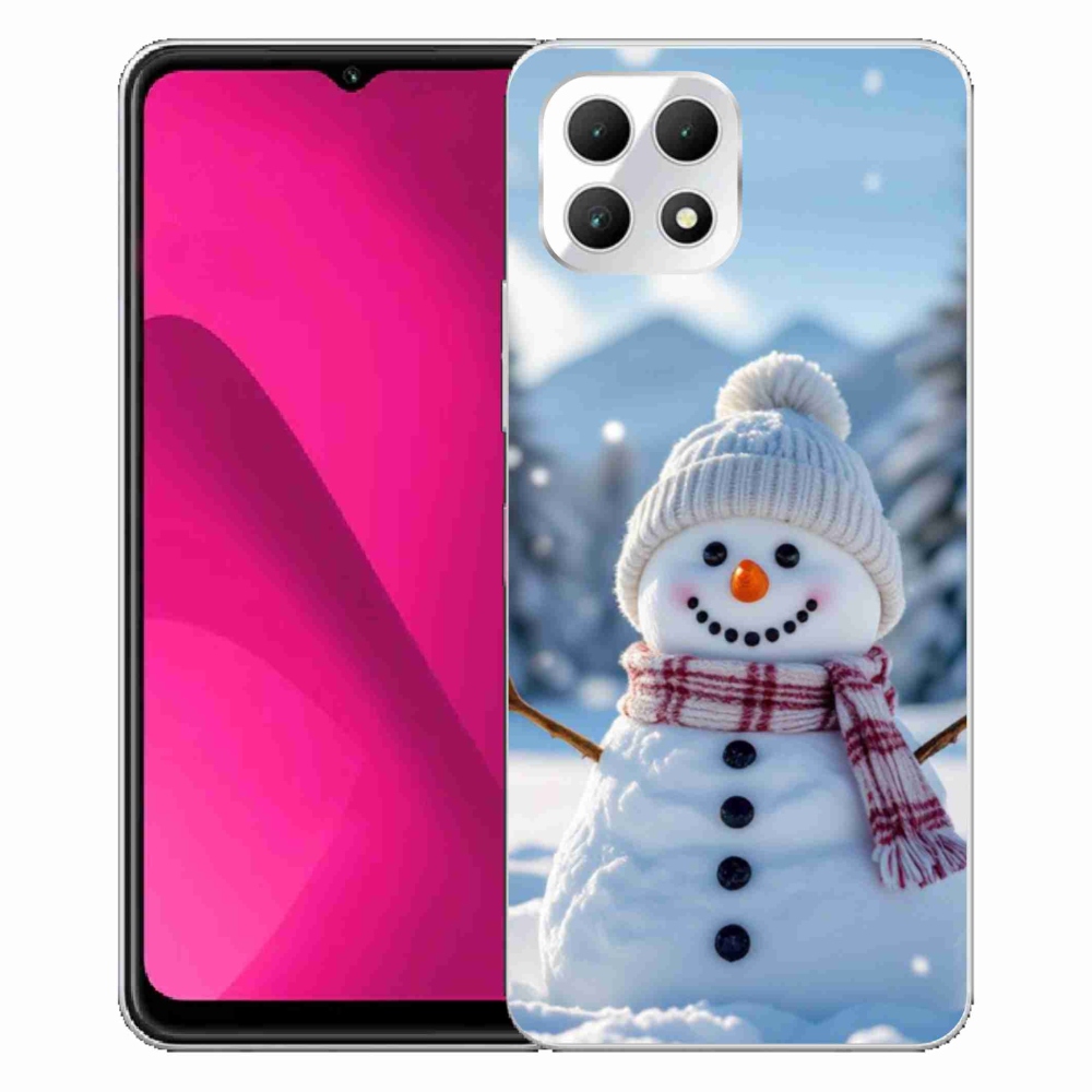 Gélový kryt mmCase na T phone 2 - snehuliak 3