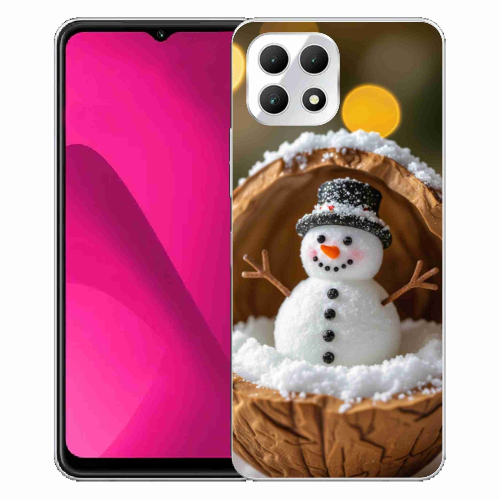 Gélový kryt mmCase na T phone 2 - snehuliak 4