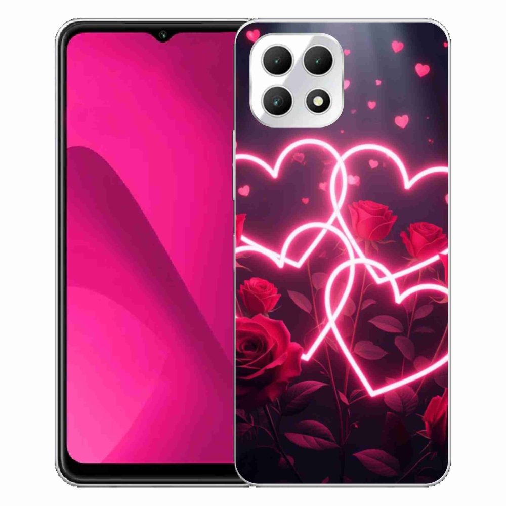 Gélový kryt mmCase na T phone 2 - srdce lásky
