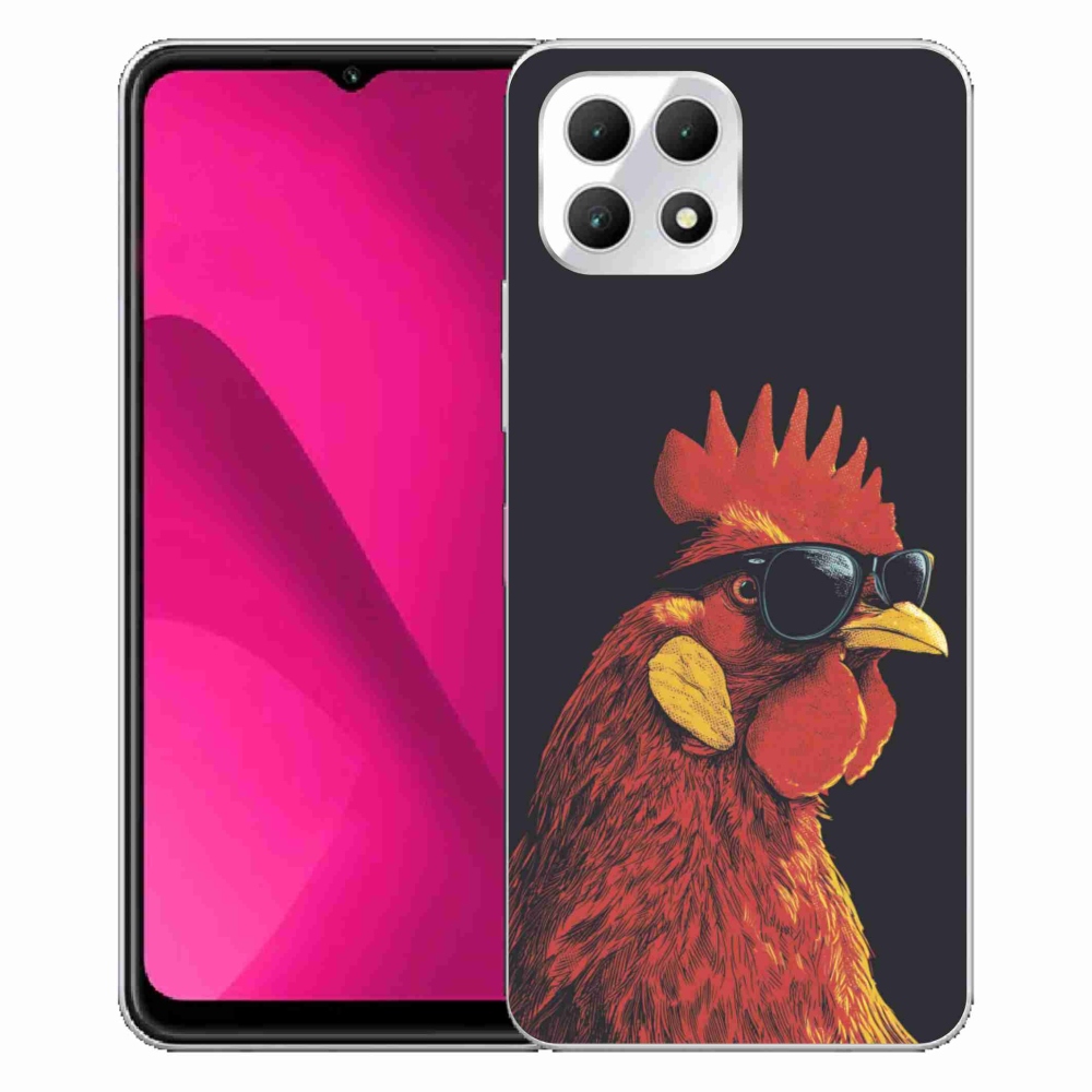Gélový kryt mmCase na T phone 2 - štýlový kohút