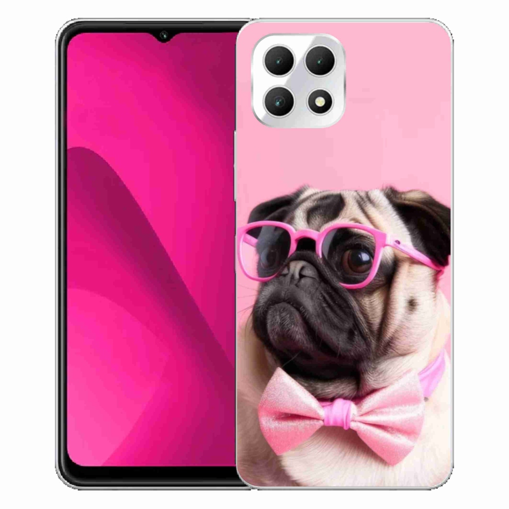Gélový kryt mmCase na T phone 2 - štýlový mops