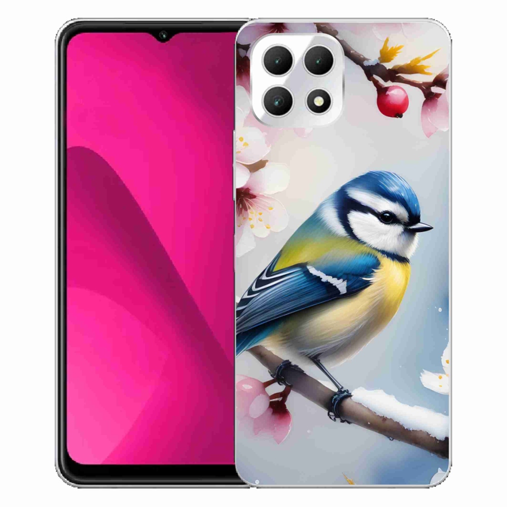 Gélový kryt mmCase na T phone 2 - sýkorka