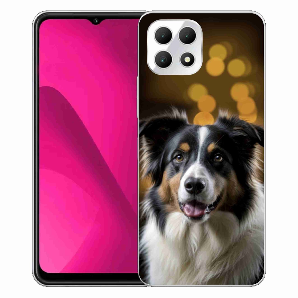 Gélový kryt mmCase na T phone 2 - usmievavý austrálsky ovčiak