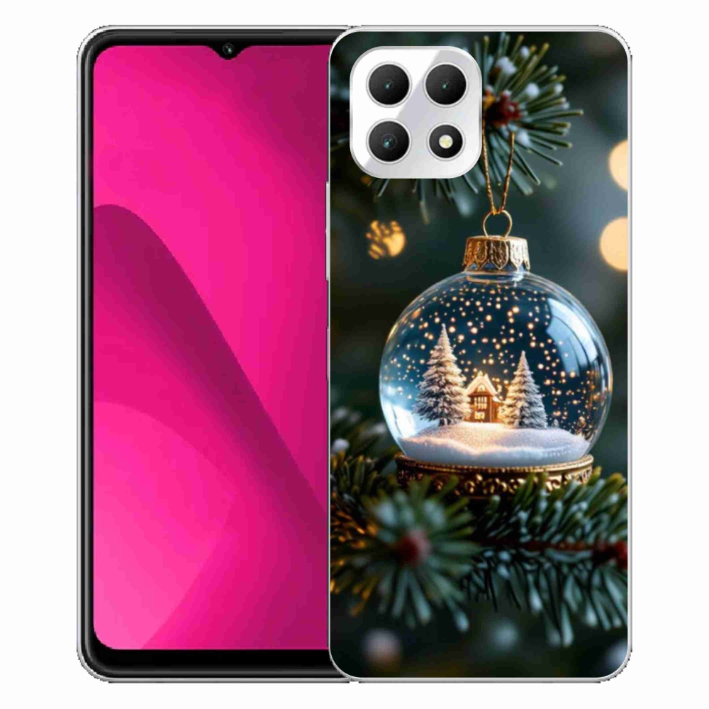 Gélový kryt mmCase na T phone 2 - vianočné gule 2
