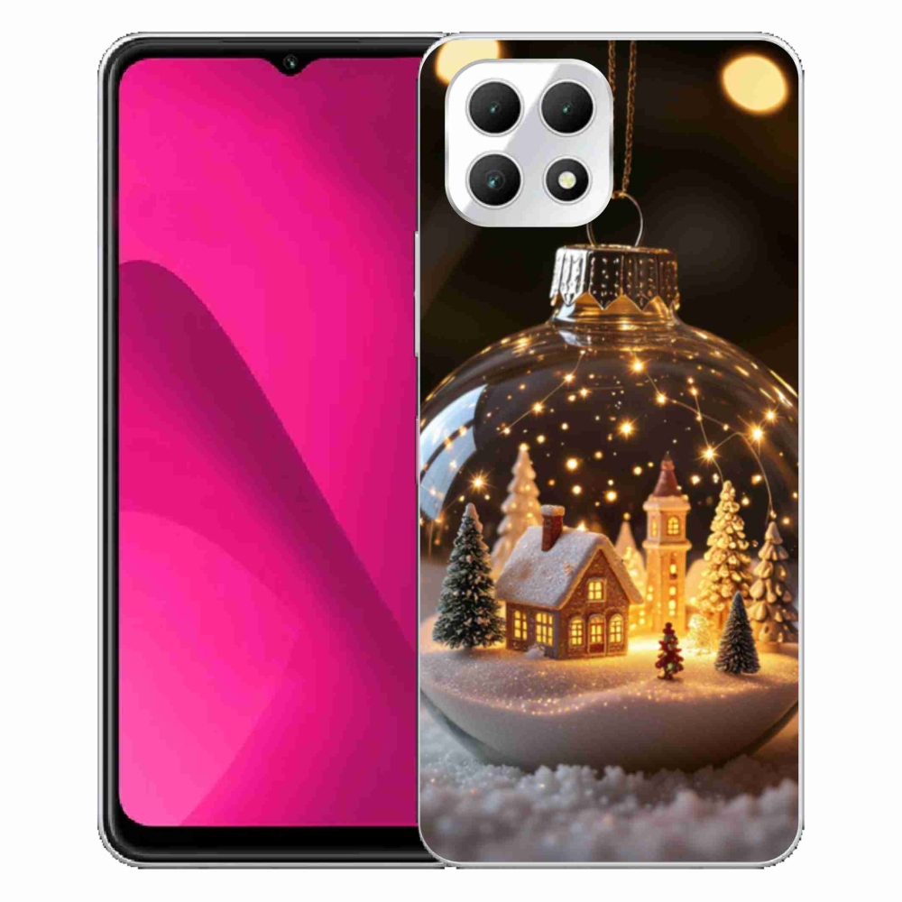 Gélový kryt mmCase na T phone 2 - vianočné gule 3