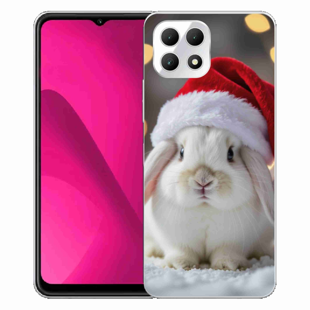 Gélový kryt mmCase na T phone 2 - vianočný králik
