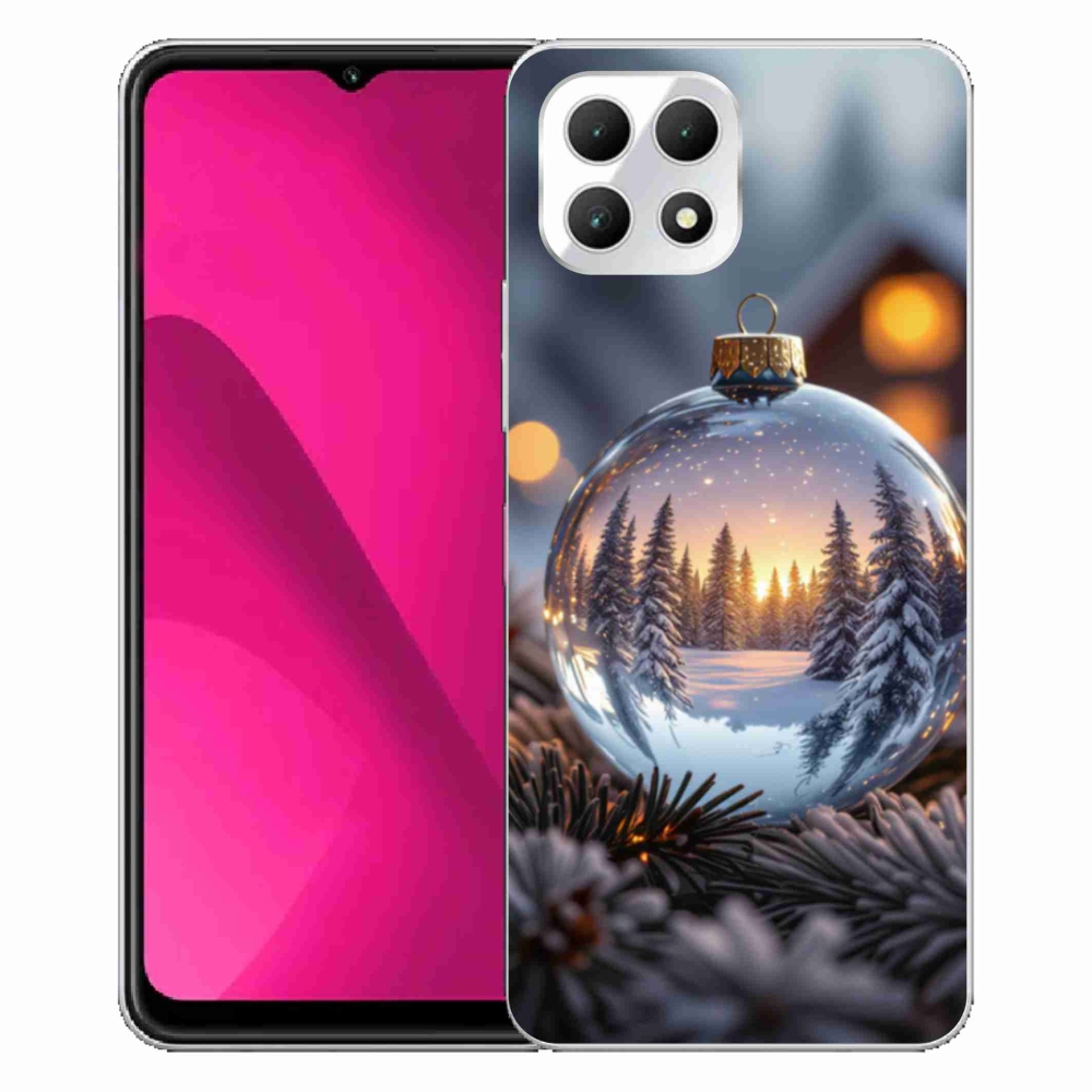 Gélový kryt mmCase na T phone 2 - vianočná ozdoba