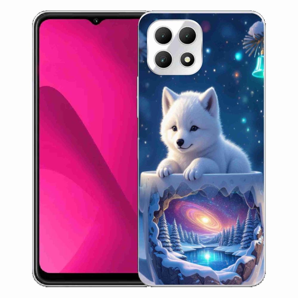 Gélový kryt mmCase na T phone 2 - vianočné šteňa