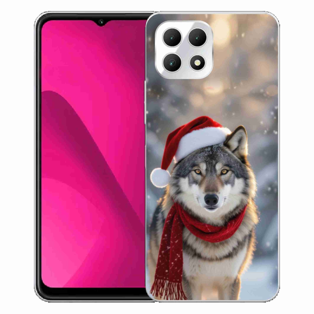Gélový kryt mmCase na T phone 2 - vianočný vlk