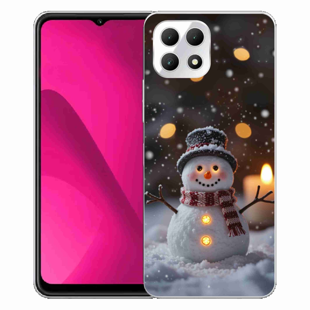 Gélový kryt mmCase na T phone 2 - veselý snehuliak