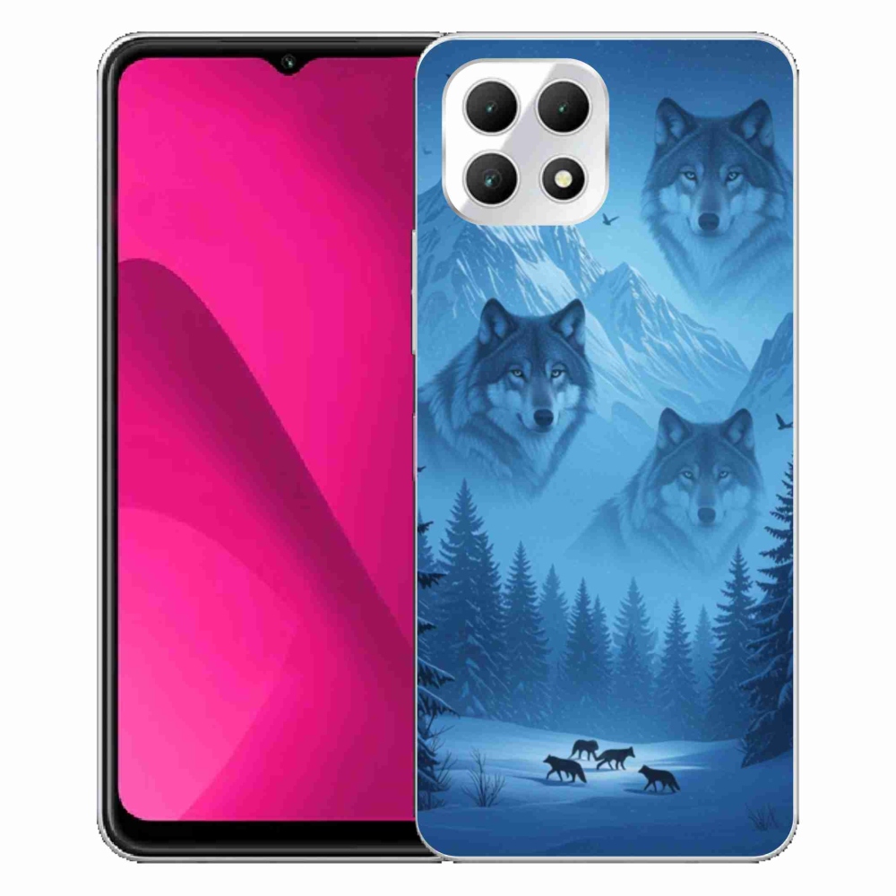 Gélový kryt mmCase na T phone 2 - vlčia svorka
