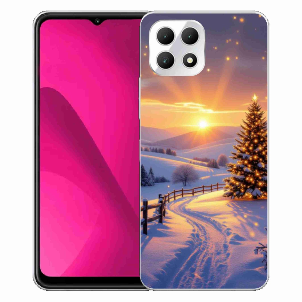 Gélový kryt mmCase na T phone 2 - zimná krajina