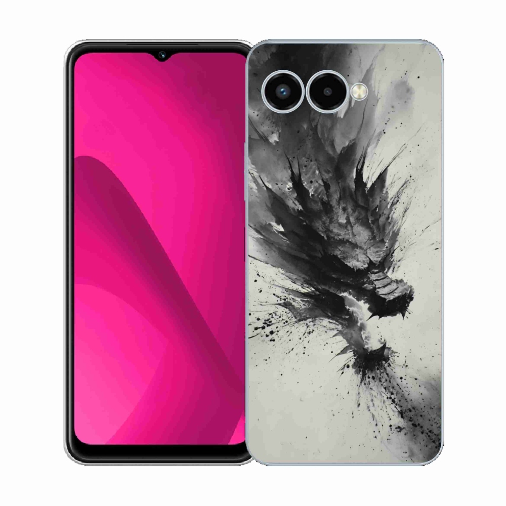 Gélový kryt mmCase na T phone 3 - abstraktný motív 32