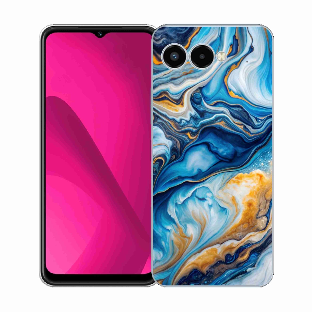Gélový kryt mmCase na T phone 3 - abstraktný motív 34