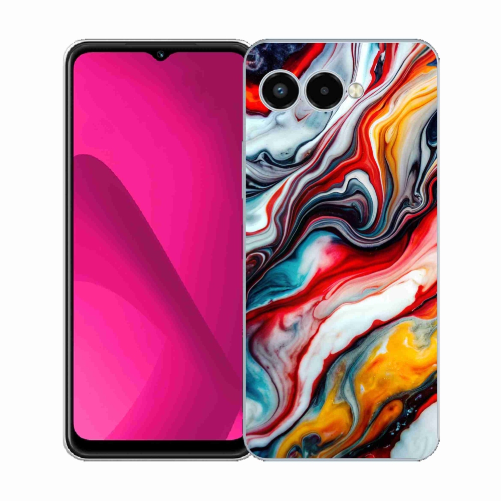 Gélový kryt mmCase na T phone 3 - abstraktný motív 35