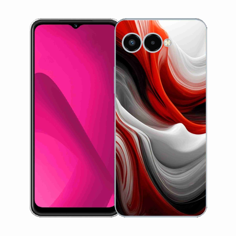 Gélový kryt mmCase na T phone 3 - abstraktný motív 47