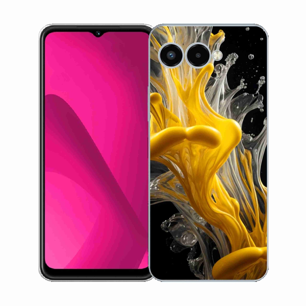Gélový kryt mmCase na T phone 3 - abstraktný motív 48