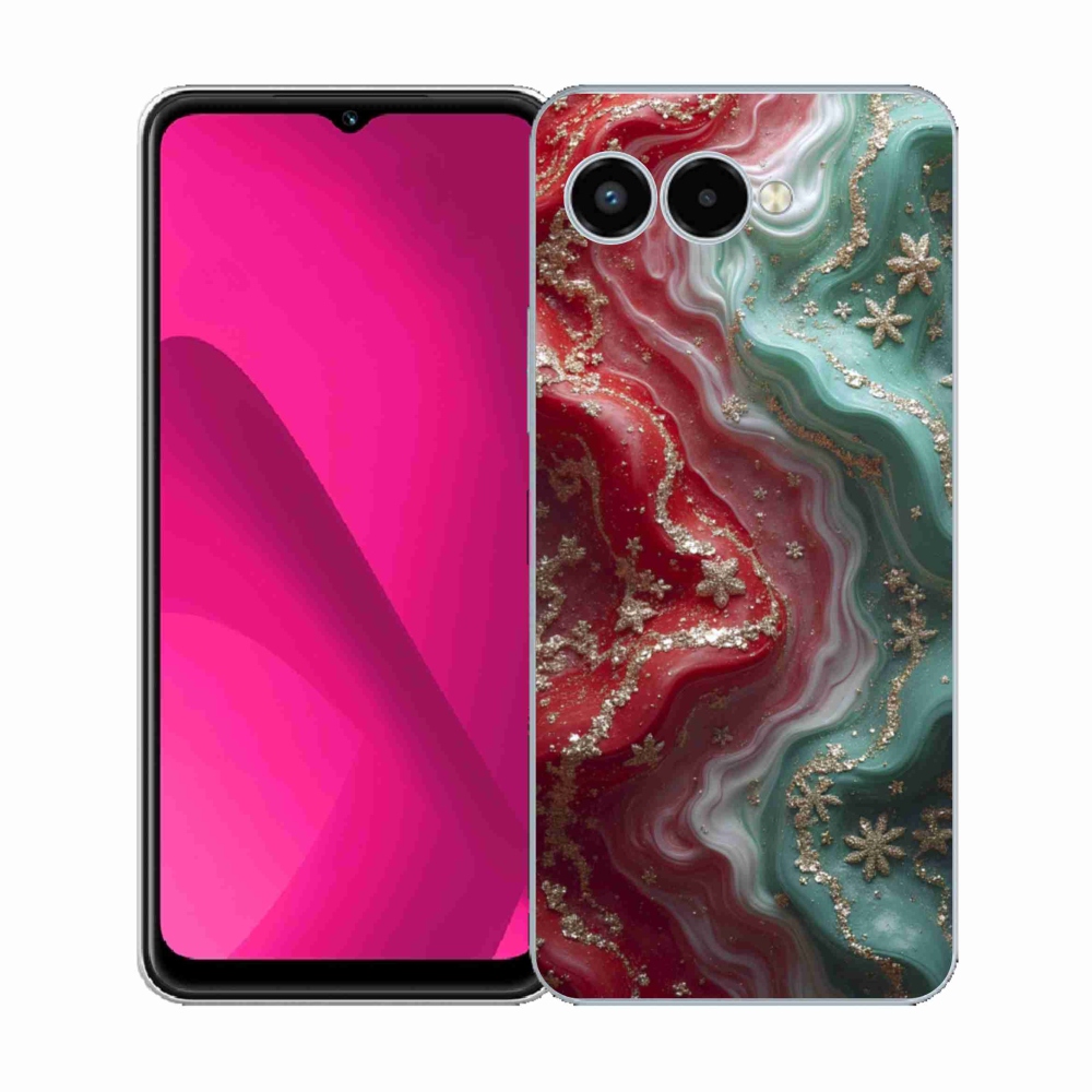 Gélový kryt mmCase na T phone 3 - abstraktný motív 54