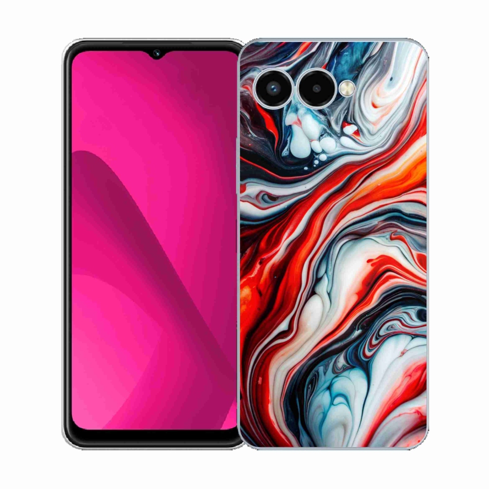 Gélový kryt mmCase na T phone 3 - abstraktný motív 63