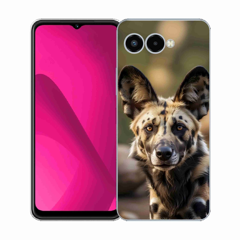 Gélový kryt mmCase na T phone 3 - africký divoký pes