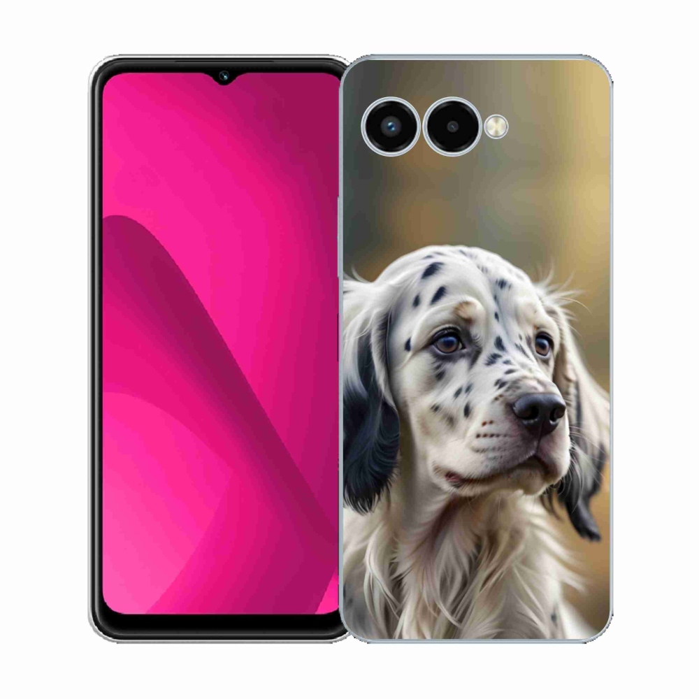 Gélový kryt mmCase na T phone 3 - anglický seter