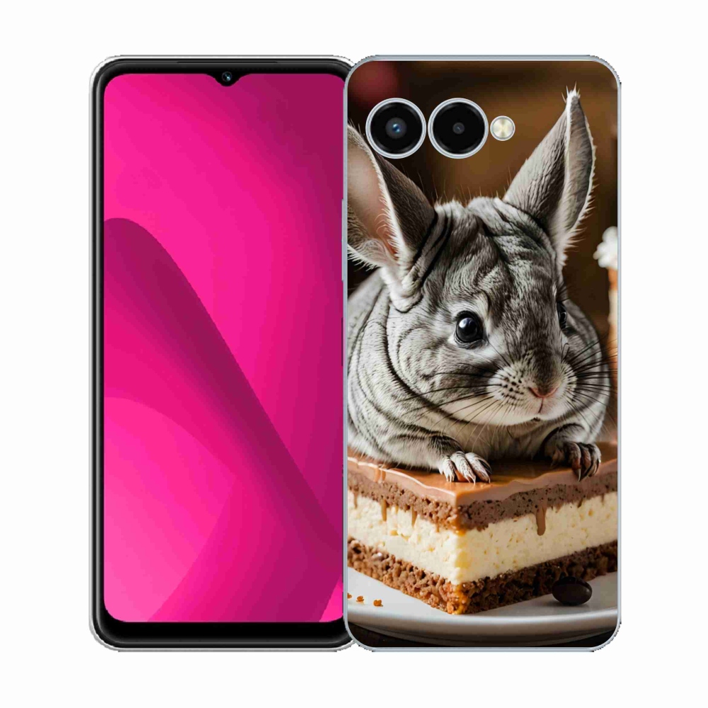 Gélový kryt mmCase na T phone 3 - činčila