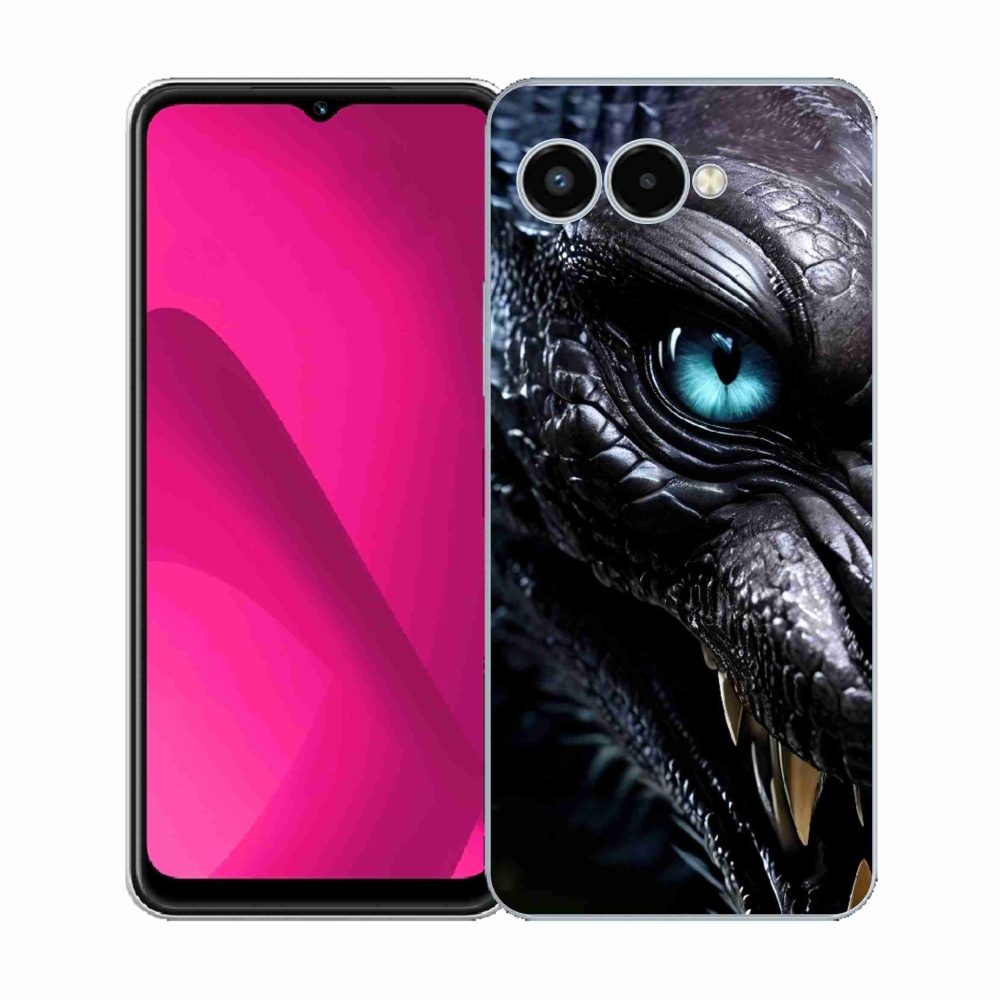 Gélový kryt mmCase na T phone 3 - dračí pohľad
