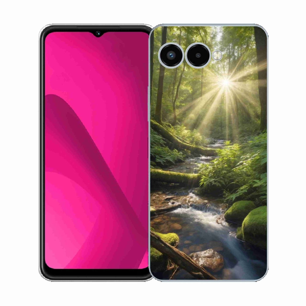 Gélový kryt mmCase na T phone 3 - hlbina lesa
