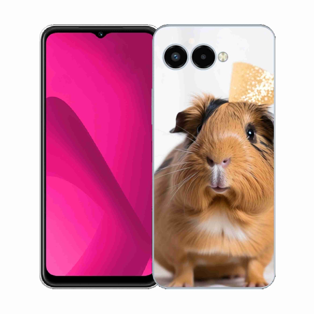 Gélový kryt mmCase na T phone 3 - hnedé morča