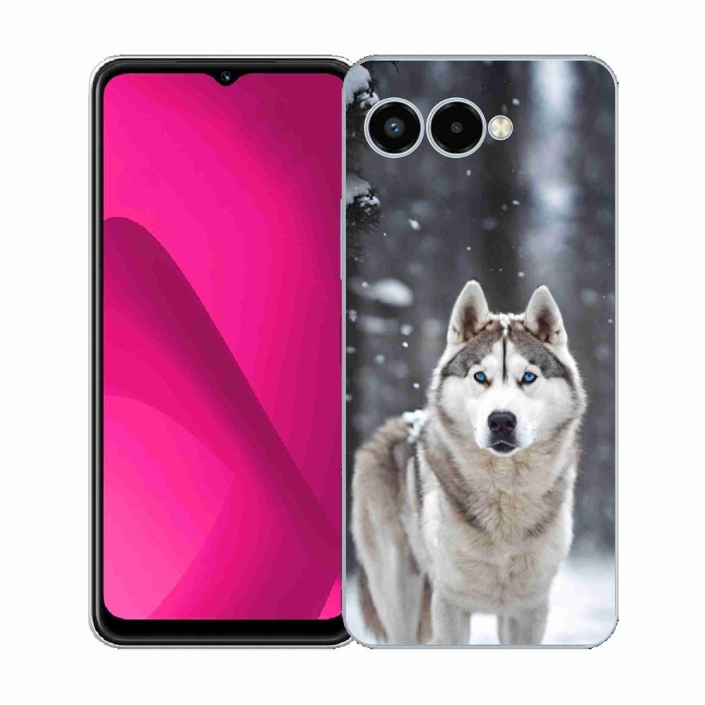 Gélový kryt mmCase na T phone 3 - husky 2