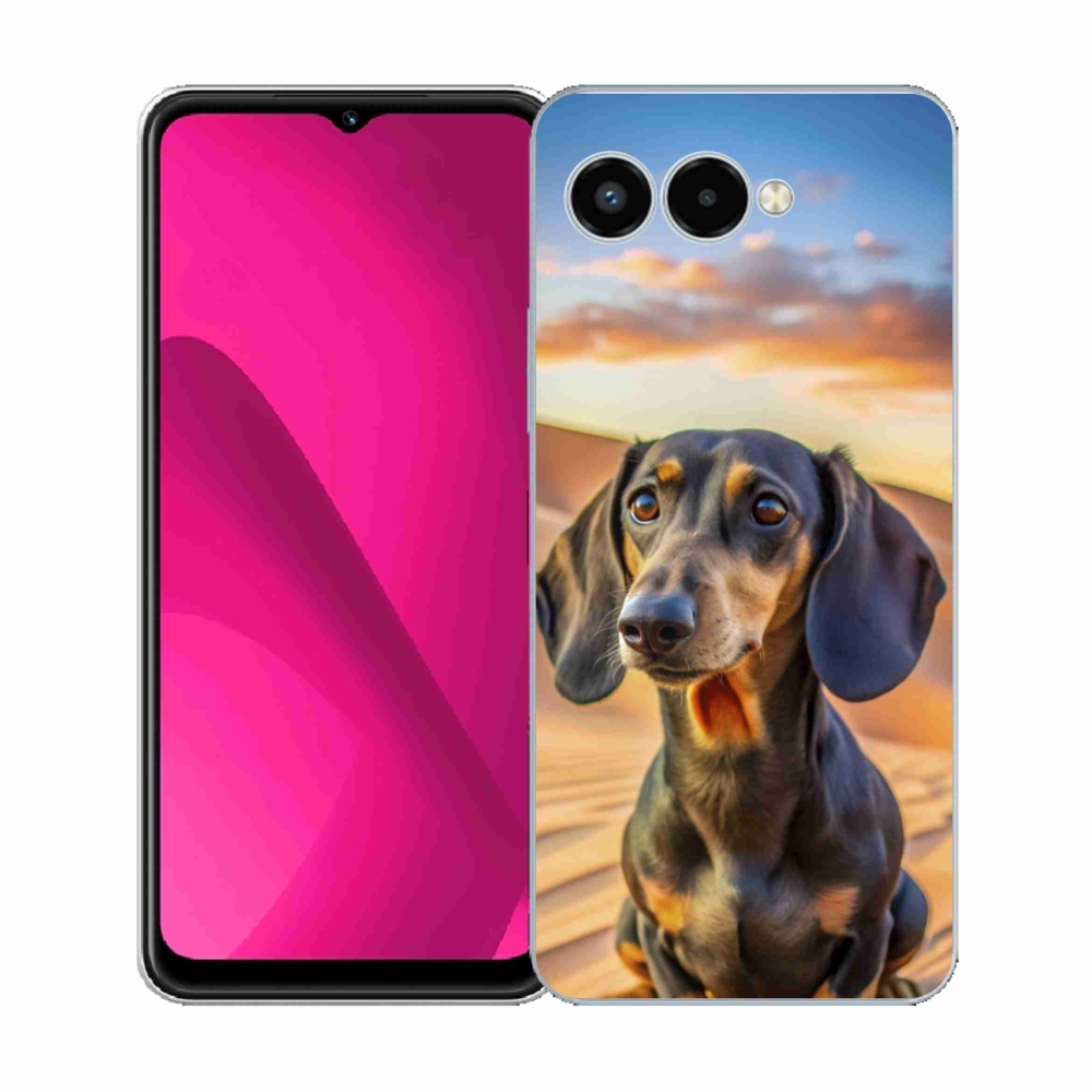 Gélový kryt mmCase na T phone 3 - jazvečík 3